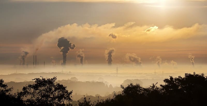 Air contamination Air contaminants in soil get churned up into the air by agricultural processes, and other physical disturbances.